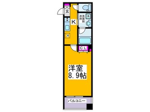 レクラン深江南の物件間取画像